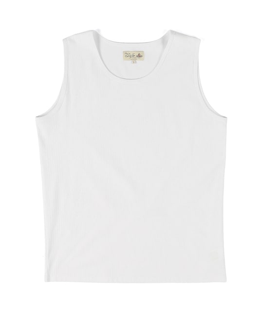 高収縮機能素材「エアフレックス」ランダムリブ タンクトップ