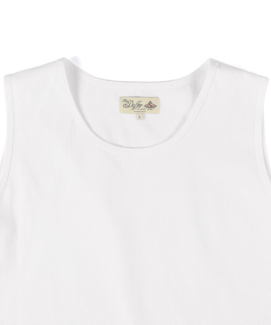 高収縮機能素材「エアフレックス」ランダムリブ タンクトップ