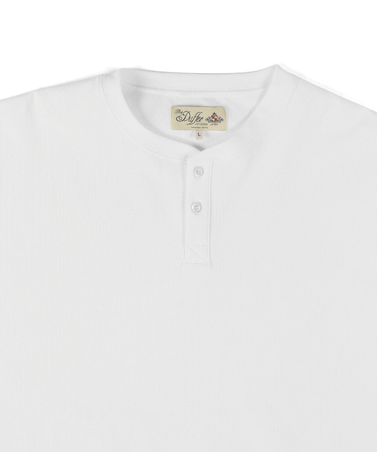 高収縮機能素材「エアフレックス」ランダムリブ 7分袖Tシャツ