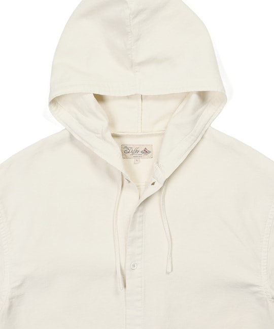 セットアップ対応 アンカットコーデュロイ 半袖シャツパーカー