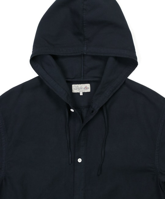 セットアップ対応 アンカットコーデュロイ 半袖シャツパーカー