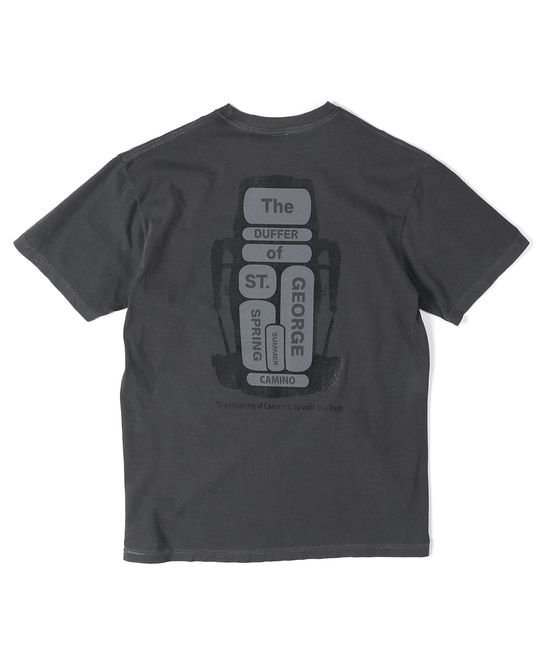 ピグメントダイ グラフィックTシャツ