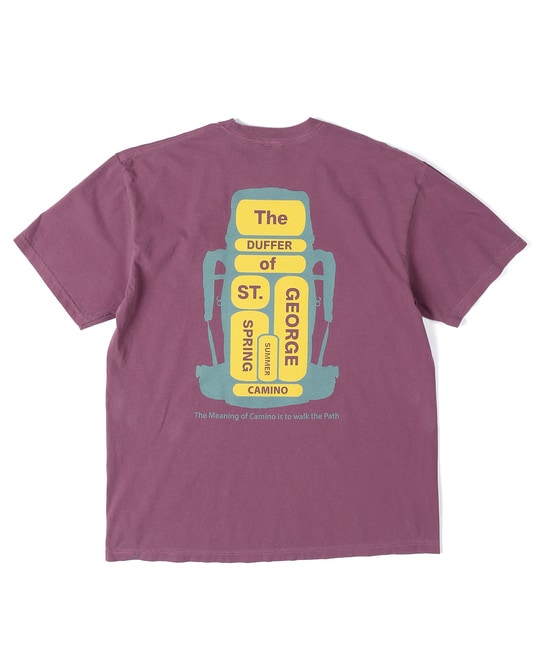 ピグメントダイ グラフィックTシャツ