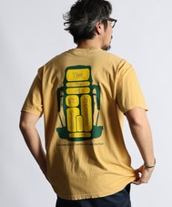 ピグメントダイ グラフィックTシャツ