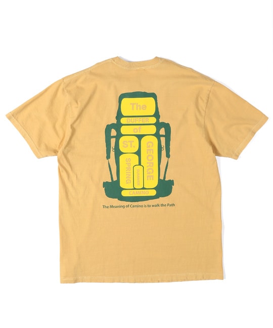 ピグメントダイ グラフィックTシャツ