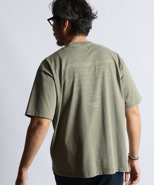 パウダーブリーチ 手書き風 プリントTシャツ