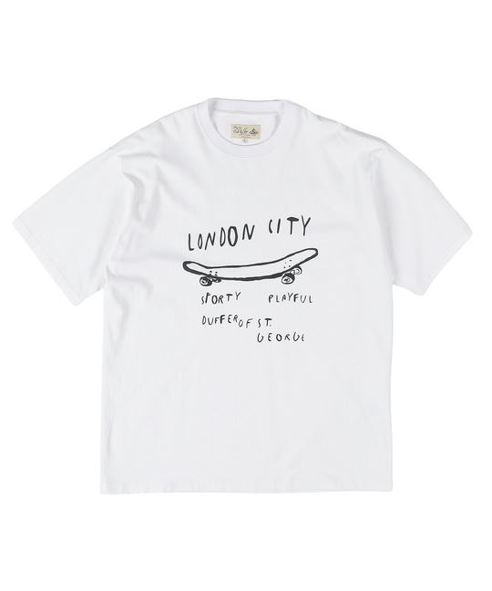 パウダーブリーチ 手書き風 プリントTシャツ