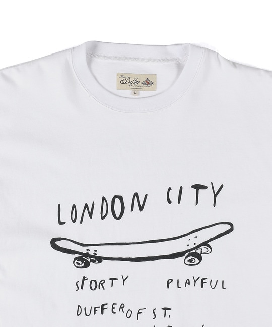 パウダーブリーチ 手書き風 プリントTシャツ