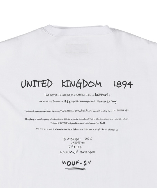 パウダーブリーチ 手書き風 プリントTシャツ