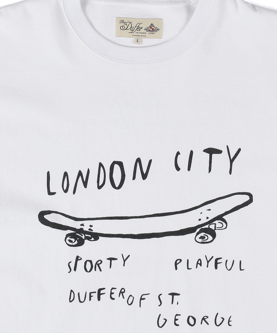 パウダーブリーチ 手書き風 プリントTシャツ