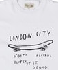 パウダーブリーチ 手書き風 プリントTシャツ