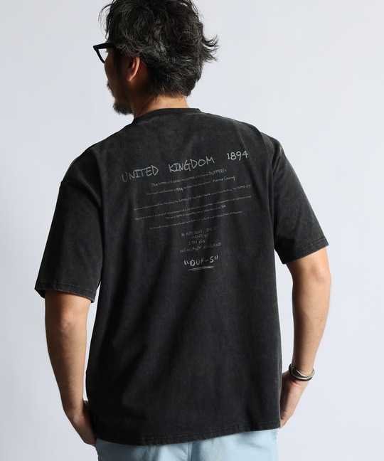パウダーブリーチ 手書き風 プリントTシャツ