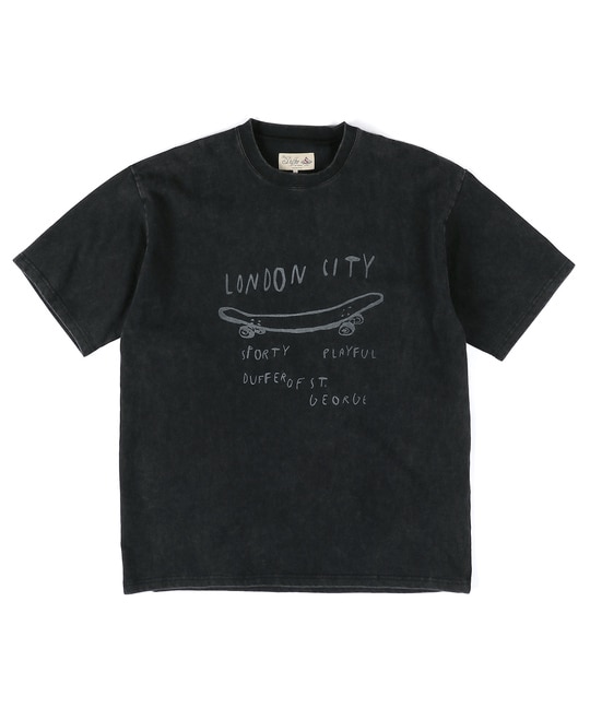 パウダーブリーチ 手書き風 プリントTシャツ