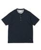 吸水速乾・防シワ クールファイバー Vネック オープンカラー スキッパーTシャツ