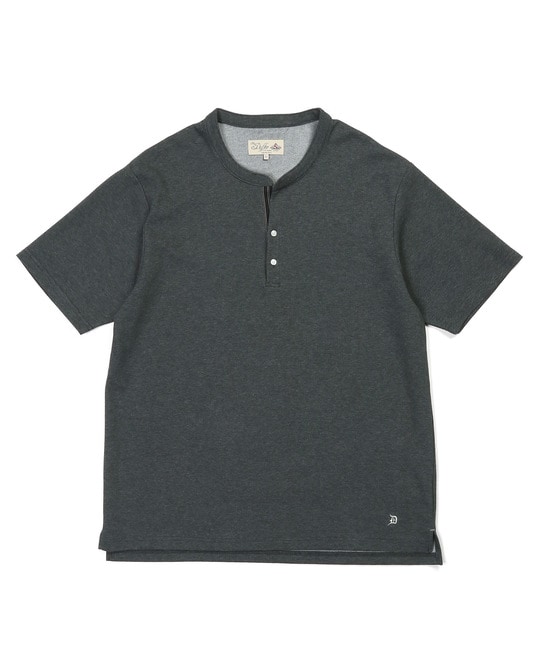 吸水速乾・防シワ クールファイバー Vネック オープンカラー スキッパーTシャツ