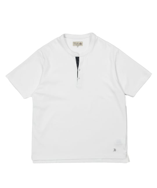 吸水速乾・防シワ クールファイバー Vネック オープンカラー スキッパーTシャツ