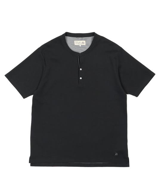 吸水速乾・防シワ クールファイバー Vネック オープンカラー スキッパーTシャツ
