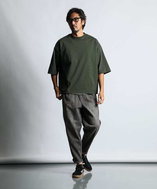 2層構造 吸水速乾クールマックス リラックスフィットTシャツ