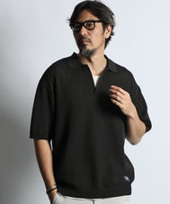 メッシュニット スキッパーポロ