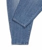 麻混ストレッチ 2タック イージーワイドデニムパンツ