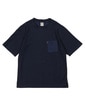 クールマックス ハニカムボーダー ポケットTシャツ