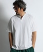 〔BLACK LABEL〕：オーバーサイズ ヘンリーネックTシャツ / 度詰め天竺