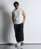〔BLACK LABEL〕：度詰め天竺 ノースリーブTシャツ