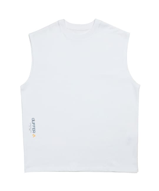 〔BLACK LABEL〕：度詰め天竺 ノースリーブTシャツ