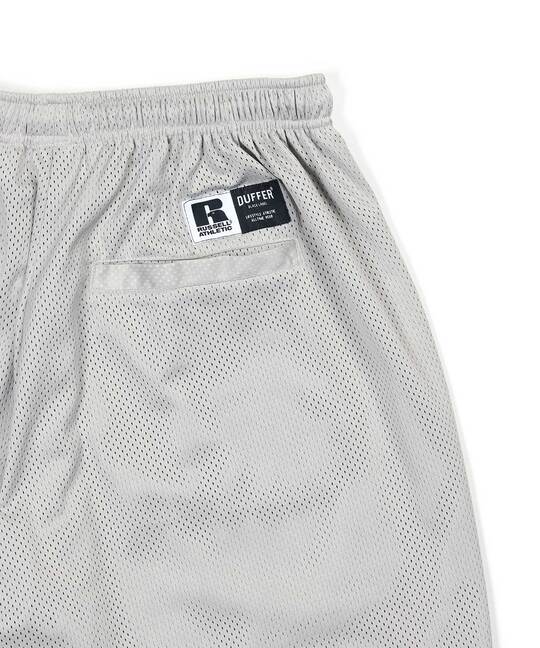 〔BLACK LABEL〕：セットアップ対応 ラッセルアスレティック別注 メッシュショーツ