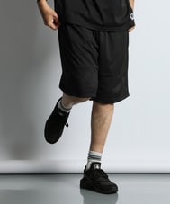 〔BLACK LABEL〕：セットアップ対応 ラッセルアスレティック別注 メッシュショーツ