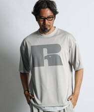 〔BLACK LABEL〕：セットアップ対応 ラッセルアスレティック別注 メッシュTシャツ