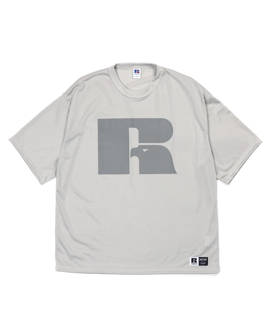〔BLACK LABEL〕：セットアップ対応 ラッセルアスレティック別注 メッシュTシャツ