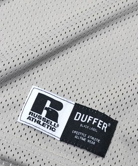 〔BLACK LABEL〕：セットアップ対応 ラッセルアスレティック別注 メッシュTシャツ