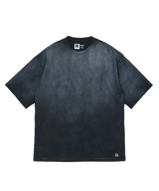 〔BLACK LABEL〕：ラッセルアスレティック別注 ガーメントダイTEE