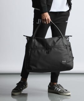 〔BLACK LABEL〕：2ウェイ ジムバッグ