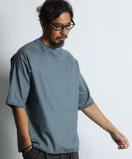 綿麻ストレッチ ハイブリッドTシャツ