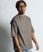 綿麻ストレッチ ハイブリッドTシャツ