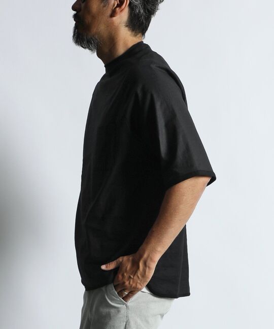 綿麻ストレッチ ハイブリッドTシャツ