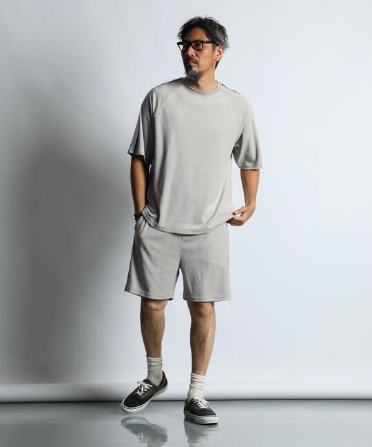 セットアップ対応 ミニパイル ショートパンツ
