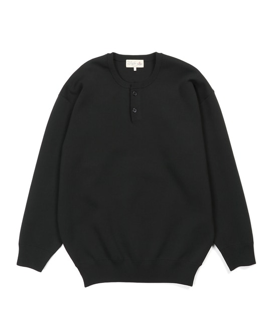 自宅で洗える ウォッシャブル ヘンリーネックニット ｜The DUFFER of