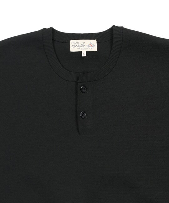 自宅で洗える ウォッシャブル ヘンリーネックニット ｜The DUFFER of
