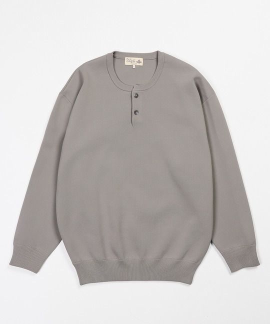 自宅で洗える ウォッシャブル ヘンリーネックニット ｜The DUFFER of