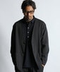 セットアップ ノーカラー リラックス ニットジャケット【WEB限定アイテム】