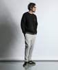 〔BLACK LABEL〕：自宅で洗える ジャガードロゴニット