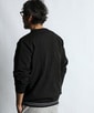 〔BLACK LABEL〕：自宅で洗える ジャガードロゴニット