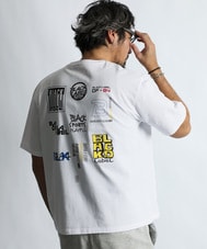 〔BLACK LABEL〕：CVC天竺 速乾 90sロゴTEE