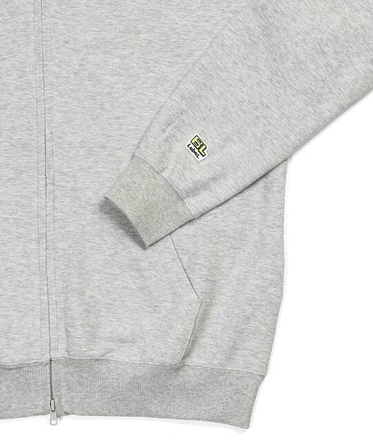 〔BLACK LABEL〕：セットアップ対応 ミニパイル ジップフーディ