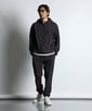 〔BLACK LABEL〕：セットアップ対応 ストレッチ フーデッドブルゾン