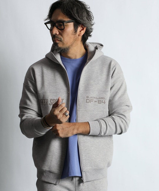 BLACK LABEL〕：セットアップ対応 ソロナ スタンドパーカー ｜The