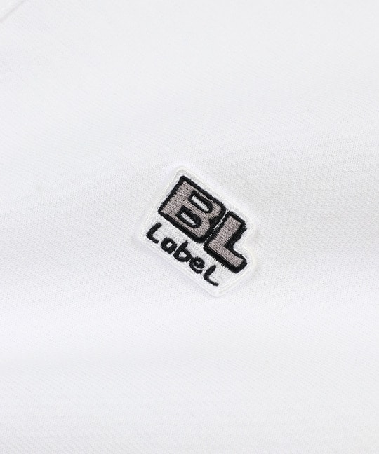 〔BLACK LABEL〕：ソロナポンチ リブ ポロシャツ